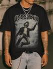 Camiseta Oversized Vintage Y2k Masculina Caveira Godspeed Camiseta Oversized Vintage Y2k Masculina Caveira Godspeed
