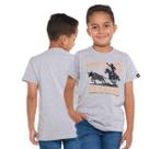 Camiseta Ox Horns Infantil Cinza