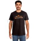 Camiseta Ox horns Preto Logo Laranja