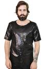 Camiseta Paetê Preto - Tamanhos P, M, G, GG Camiseta Paetê Preto - Tamanhos P, M, G, GG