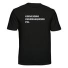 Camiseta Pai Cervejeiro Churrasqueiro Cor:PretaTamanho:P