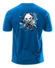 Camiseta Panda Samurai Algodão Camisa Streetwear Confortável