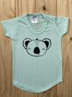 Camiseta para bebê curta long coala