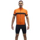 Camiseta para ciclismo faixa no peito manga curta DeA Modas com proteção UV