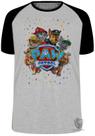 Camiseta Patrulha Canina equipe Blusa Plus Size extra grande adulto ou infantil