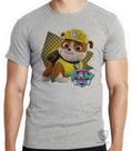 Camiseta Patrulha Canina Rubble Blusa criança infantil juvenil adulto camisa todos tamanhos