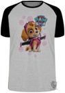 Camiseta Patrulha Canina Skye Blusa Plus Size extra grande adulto ou infantil