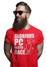 Camiseta PC Gamer Master Race Gaming Divertida Frase Vermelho