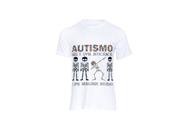 Camiseta Personalizada Autismo nao e deficiencia Tecido Premium 30.1