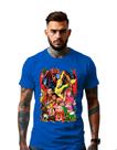 Camiseta Personalizada Estampa Caverna Do Dragão Masculina Algodão Estampada Gola Careca Ref 05