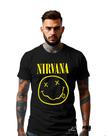 Camiseta Personalizada Estampa Nirvana Masculina Algodão Estampada Gola Careca Ref 20 Camiseta Personalizada Estampa Nirvana Masculina Algodão Estampada Gola Careca Ref 20
