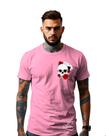 Camiseta Personalizada Estampada Caveira Cartas Unissex Malha 100% Algodao Malha Premium