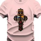 Camiseta Personalizada Plus P ao G3 Guns N' Roses Cruz e Caveira