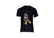 Camiseta Personalizada Simbolo Autismo Tecido Premium 30.1