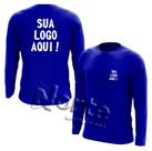 Camiseta Personalizada Sua Logo Manga Longa Camiseta Personalizada Sua Logo Manga Longa