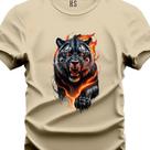 Camiseta Personalizada Tigre Sobre Fogo Do P ao G3 Fio 30.1 Camiseta Personalizada Tigre Sobre Fogo Do P ao G3 Fio 30.1