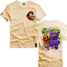Camiseta Personalizada Unissex Boca e Urso Cores Viva Camisa Algodão Premium