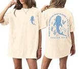 Camiseta Pinclodly Christian Whale Shark Faith para mulheres