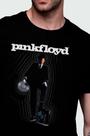 Camiseta Pink Floyd Preta The Invisible Man Wish You We're Here OF0176 RCH