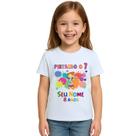 Camiseta Pintando o 7 Menina Estampa Personalizada