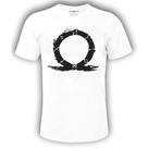 Camiseta Playstation Omega God of War Original Branca Tamanho M