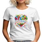 Camiseta Plus Autismo Camisa Blusa Babylook Autista Atipica
