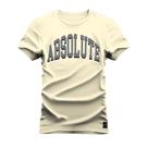 Camiseta Plus Size Algodão Premium T-Shirt Absolute