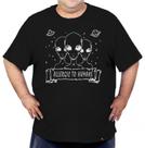 Camiseta Plus Size Allergic To Humans Camiseta Plus Size Allergic To Humans