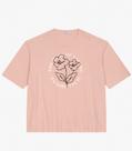 Camiseta Plus Size em Meia Malha Secret Glam Rosa