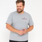 Camiseta Plus Size Estampada You Size Algodão Misto Fugir ou Agir