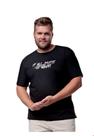 Camiseta Plus Size Estampada You Size Algodão Misto It All Comes In Waves - Preto