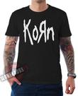 Camiseta Plus Size Korn Banda Camisa Rock Blusa 100% Algodão