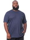 Camiseta Plus Size Lisa Masculina Básica Algodão Grafite