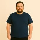 Camiseta PLUS Size Masculina básica 100 Algodão lisa qualidade premium G1 G2 G3