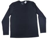 Camiseta Plus Size Masculina Básica Manga Longa Preta 900416 Camiseta Plus Size Masculina Básica Manga Longa Preta 900416