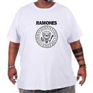 Camiseta Plus Size Masculina Estampa Ramones - G1 ao G4 Camiseta Plus Size Masculina Estampa Ramones - G1 ao G4