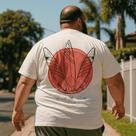 Camiseta Plus Size Masculina Estampada Surfing Malha Algodão Gola Redonda Manga Curta Camiseta Plus Size Masculina Estampada Surfing Malha Algodão Gola Redonda Manga Curta