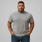 Camiseta Plus Size Masculina Lisa Basica 100 Algodão G1 G2 Camiseta Plus Size Masculina Lisa Basica 100 Algodão G1 G2