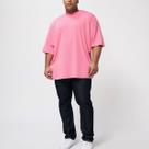 Camiseta Plus Size Masculina Lisa Oversized 100% Algodão Camisa Grande Conforto Casual Gola Redonda