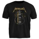 Camiseta Plus Size Metallica Stamp Unissex Rock e Estilo com Conforto