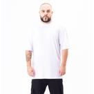 Camiseta Plus Size Oversized Streetwear Lisas 100% Algodão Do G2 Ao G6