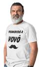 Camiseta Plus Size Promovido a Vovô Branca Camiseta Plus Size Promovido a Vovô Branca