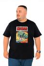Camiseta Plus Size Thoux 100% Algodão Estampa Crazy Masculina