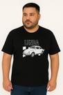Camiseta Plus Size Thoux 100% Algodão Estampa Lenda Fusca Masculina