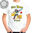 Camiseta Pokémon Personagens Camisa