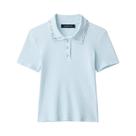 Camiseta Polo De Verão 2025 Em Cor Sólida Com Mangas Curtas, Moda E Lazer, Da BSAY