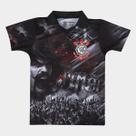 Camiseta Polo Infantil Corinthians Quebrada