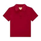 Camiseta Polo Infantil Milon Meia Malha 100% Algodão