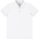 Camiseta Polo Malha Branca