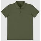 Camiseta Polo Malha Verde MIlitar